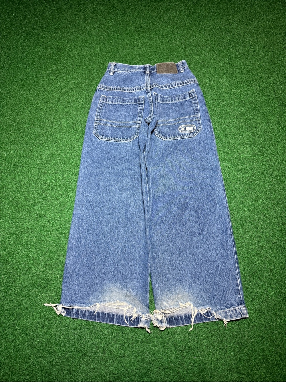 Union Bay Baggy Wide Leg Jeans Boys 8 24x24 Jnco Style Skater Grunge Vintage Y2K